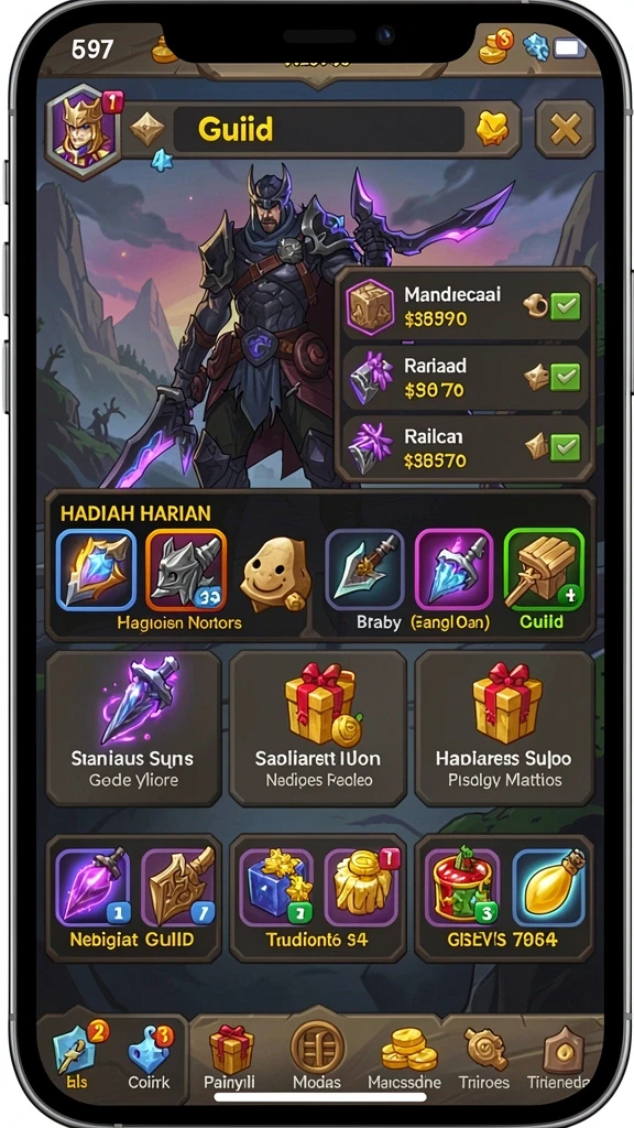 99luck99 - Screenshot saat bermain mode multiplayer dengan teman.
