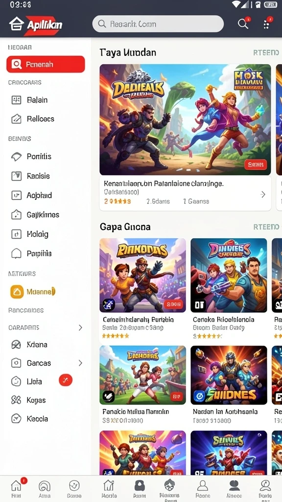 miototo - Tangkapan layar tampilan antarmuka permainan yang user-friendly.