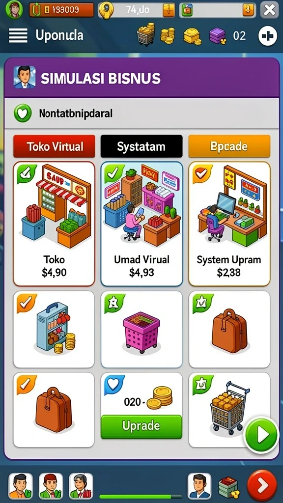 tvtoto - Screenshot menunjukkan tampilan utama aplikasi TVTOTO.